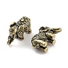 Brass Elephant Figurines Statues for Home Desktop Feng Shui Ornament KK-A216-02AB-2