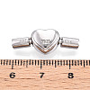 925 Sterling Silver European Clasps STER-T007-141P-3