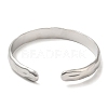 Non-Tarnish 304 Stainless Steel Cuff Bangles BJEW-K267-03P-2