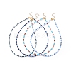 4Pcs 4 Colors Glass Seed Beaded Necklaces Set for Women NJEW-JN03950-1
