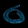 Frosted Transparent Glass Beads Strands FGLA-M002-01B-5
