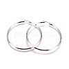 304 Stainless Steel Hoop Earrings EJEW-L226-019B-P-1