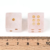 Natural Rose Quartz Carved Cube Dice T144-07E-3