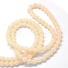 Baking Paint Imitation Jade Glass Round Bead Strands DGLA-Q021-10mm-41-3