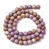 Natural Lepidolite/Purple Mica Stone Beads Strands G-K401-A01-6mm-3