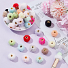 100Pcs Fabric European Beads DIY-WR0004-69-4
