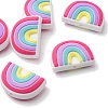 6Pcs Food Grade Eco-Friendly Silicone Focal Beads SIL-YW0001-04E-3