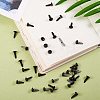200Pcs Eco-Friendly Stoving Varnish Iron Brads DIY-SZ0005-70-6