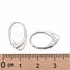 Sterling Silver Leverback Hoop Earring Findings X-STER-M104-02S-3