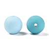 Rubberized Style Imitated Silicone Acrylic Beads MACR-T048-01B-12-2