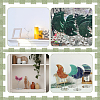 Zinc Alloy Crystal Rock Display Easels ODIS-WH0038-297P-5