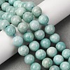 Natural Amazonite Beads Strands LS-G-K068-03-10mmA-1