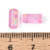 Picasso Transparent Glass Bugle Beads SEED-N010-02A-3