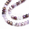 Opaque Glass Beads Strands X-GLAA-T006-12B-3