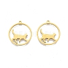 Ion Plating(IP) 201 Stainless Steel Pendants LS-STAS-N098-098LG-3