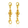 Brass Magnetic Clasps KK-YW0001-56G-2