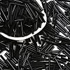 Opaque Glass Bugle Beads SEED-R028-2x20-C01-1
