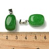 Dyed Natural White Jade Pendants G-Z067-03P-02-4