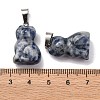 Natural Blue Spot Jasper Pendants G-B127-08P-02-4