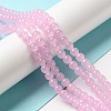 Imitation Jade Glass Beads Strands DGLA-S076-6mm-22-3