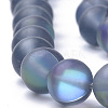 Synthetic Moonstone Beads Strands X-G-S283-01-6mm-3