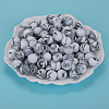 Round Silicone Focal Beads SI-JX0046A-117-3