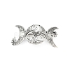 Viking Style Zinc Alloy Snap Hair Clips For Women PHAR-B090-01AS-05-1