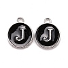 Platinum Plated Alloy Charms ENAM-S118-02J-P-1