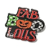 Halloween Printed Acrylic Pendants OACR-P026-D04-2