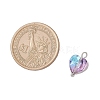 Transparent Glass Charms PALLOY-JF04198-02-2