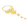 Zinc Alloy Flower Pendant Double Layer Y Necklaces for Women WG35735-01-5