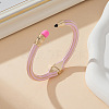 Pencil Design Alloy Enamel Cuff Bangles for Women FS-WGBB19C-02-2