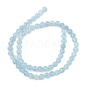 Natural Aquamarine Beads Strands G-D334-A01-6mm-3