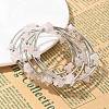 Gemstone Chip Warp Bracelets X-BJEW-JB01517-01-5