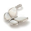 Brass Micro Pave Clear Cubic Zirconia Pendants KK-L211-020P-02-2