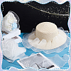 10 Yards Polyester Pleated Lace Trim OCOR-GA0001-72B-4
