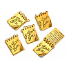 Ideas for Valentines Day Gifts for Him Zinc Alloy Love Note Pendants PALLOY-A15463-AG-LF-1
