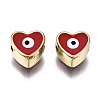 Alloy Enamel Beads PALLOY-Q441-036A-RS-2