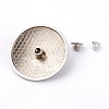 Alloy & Imitation Turquoise Craft Solid Screw Rivet PALLOY-WH0084-09B-2