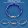 Unicraftale 60Pcs 316 Stainless Steel Fold Over Clasps STAS-UN0056-25-5