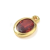 Brass Pave Cubic Zirconia Charms KK-CBA74BF-02G-01-2