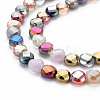 Electroplate Glass Beads Strands EGLA-T008-22-3