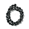 Natural Black Onyx Beads Strands G-H1310-1-4