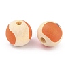Autumn Theme Natural Wooden Beads WOOD-O005-03D-2