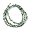 Natural Moss Agate Bead Strands G-K146-07-3mm-4