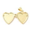 Natural Shell Locket Pendants X-KK-K332-15G-05-3