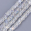 Electroplate Glass Beads Strands EGLA-T017-04A-1