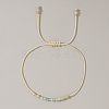 Natural Birthstone Braided Bead Bracelets for Women X-VA8051-3-1
