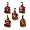 Synthetic Goldstone Pendants G-B127-06P-11-2