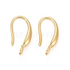 Rack Plating Eco-friendly Brass Earring Hooks X-KK-D075-09G-RS-1